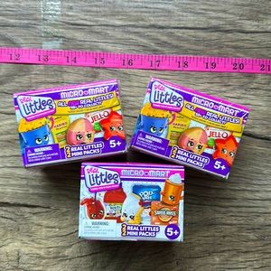 Real Littles Micro Mart Lot of 3 Blind boxes